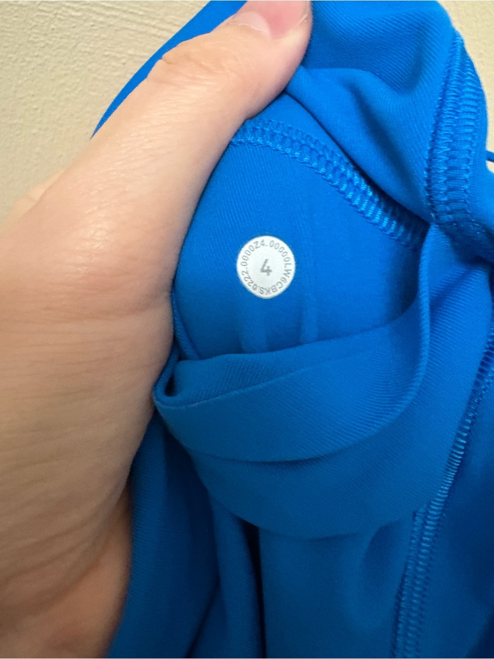 Lululemon Swift Speed High-Rise Crop 21" Blue Poolside Size 4 W6CBKS - Picture 13 of 16